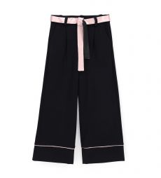 CROPPED TROUSERS WITH FRONT PENCE