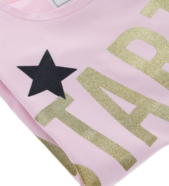 T-SHIRT WITH GLITTER