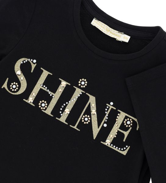 T-SHIRT WITH GLITTER
