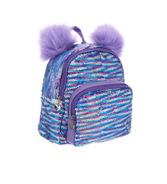 BACKPACK WITH POMPOM
