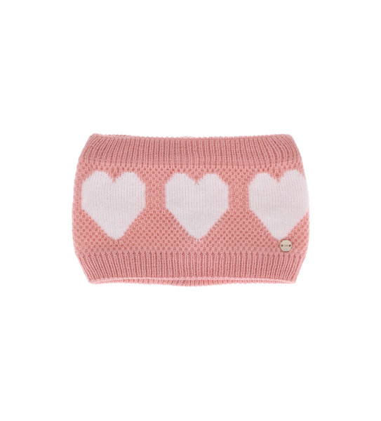 NECK WARMER WITH HEARTS