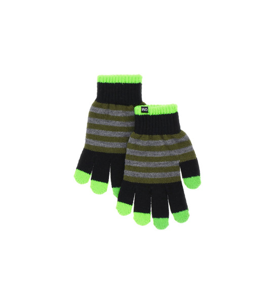 STRIPED TOUCH GLOVES