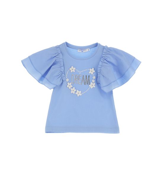 T-SHIRT WITH PEARLS