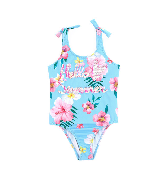 ONE PIECE SWIMSUIT WITH SEQUINS