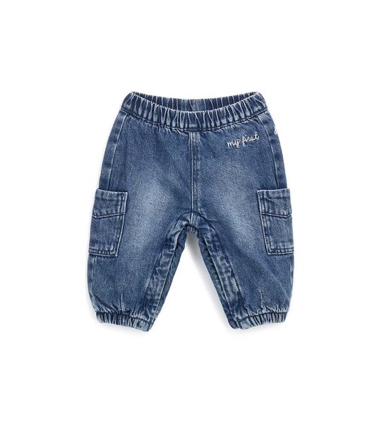 DENIM COTTON PANTS