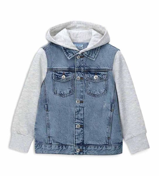 GIUBBINO JEANS STILE BIKER