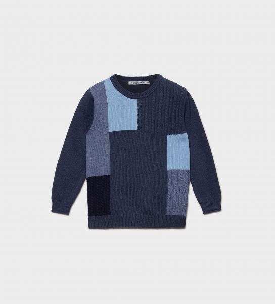 Boy's sweater in wool and cashmere