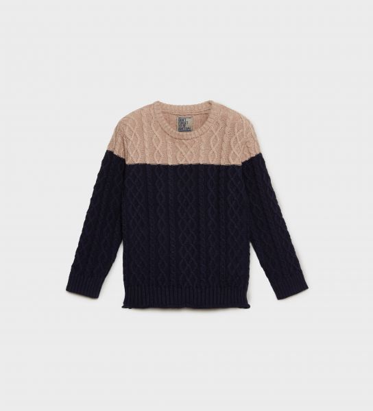 Boy's sweater in wool and cashmere