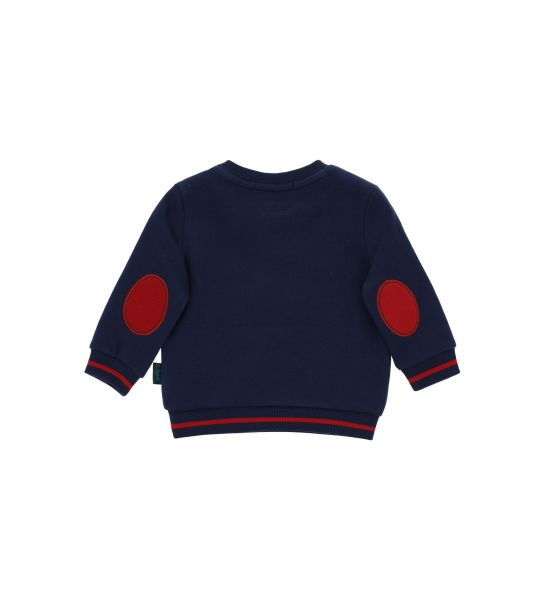 COTTON SWEATSHIRT WITH EMBROIDERY PRINT IN FRONT
