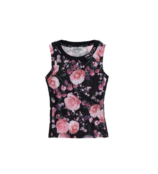 GIRL'S FLORAL TANK TOP