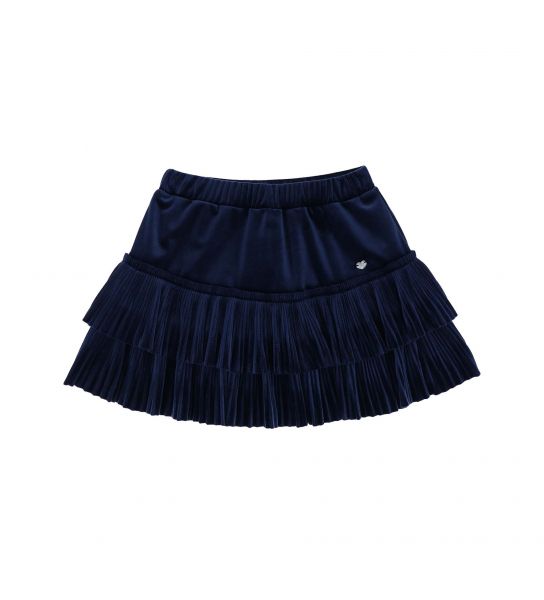 SKIRT WITH FLOUNCE DETAIL