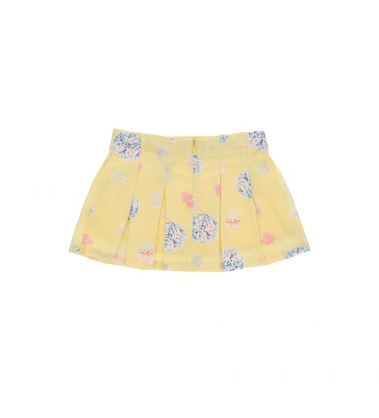 COTTON SKIRT WITH ALL OVER PRINT