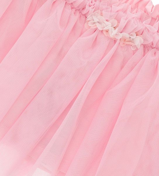 TULLE SKIRT AND ORGANZA FLOWERS
