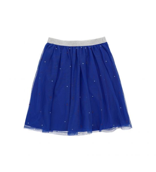 TULLE SKIRT WITH PEARLS