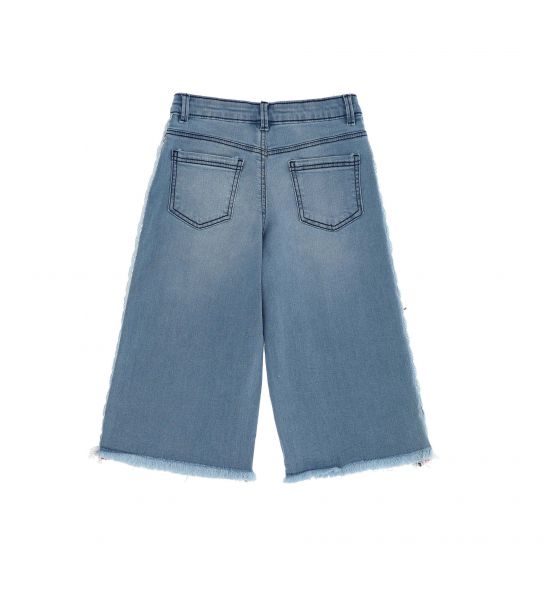 CROPPED ELASTICIZED JEANS