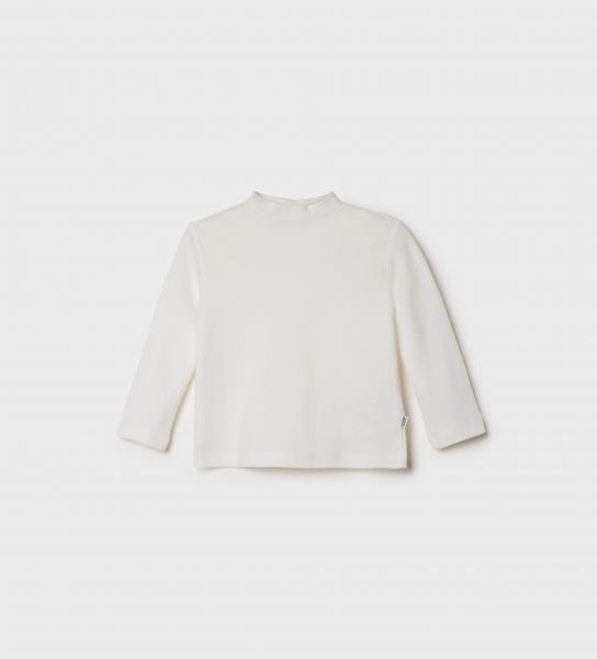 LONG SLEEVE T-SHIRT WITH LUPETTO COLLAR