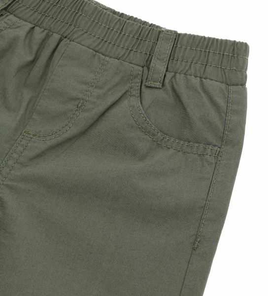 COTTON TROUSERS WITH FAKE POCKETS