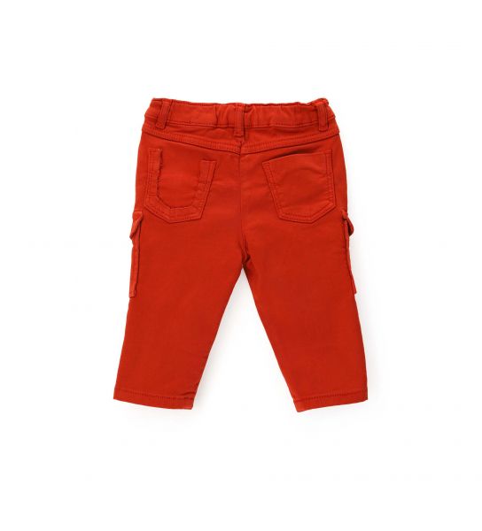 COTTON PANTS WITH CARGO POCKETS