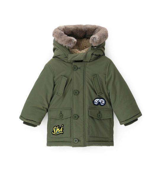PARKA JACKET IN TECHNICAL FABRIC