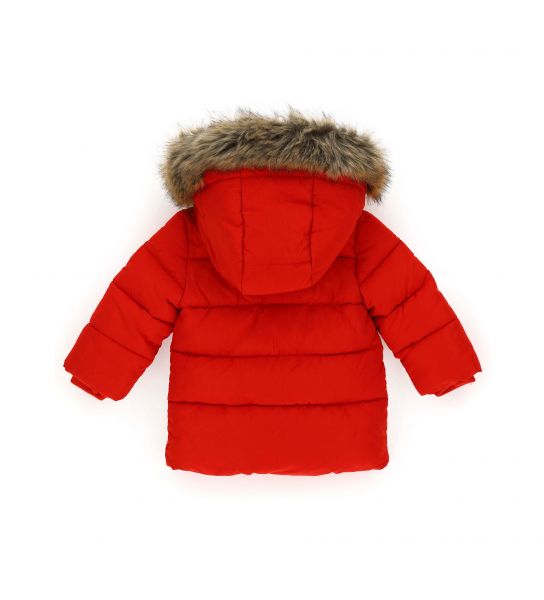 PARKA JACKET WITH REMOVABLE HOOD