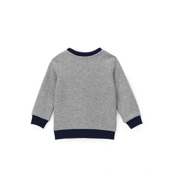 COTTON SWEATSHIRT WITH PATCH