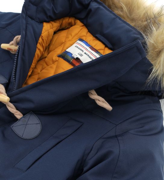 PARKA JACKET WITH QUILTED LINING