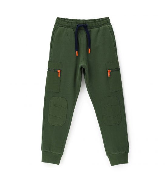 COTTON TROUSERS WITH CARGO POCKETS