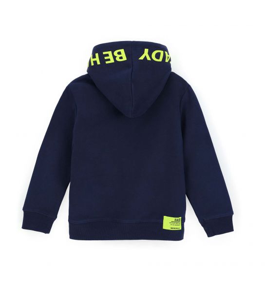 HOODED SWEATSHIRT LINED 2 BUTTONS