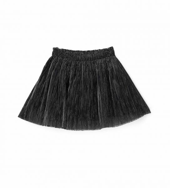 SKIRT WITH PLEATED EFFECT