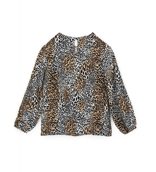 ALL OVER PRINTED VISCOSE BLOUSE