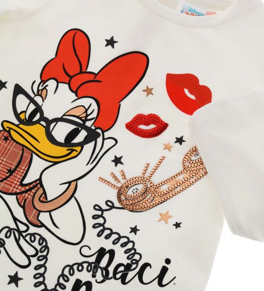 DISNEY T-SHIRT WITH GLITTER AND SEQUINS