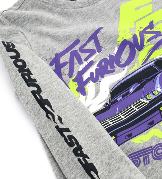 FAST & FURIOUS T-SHIRT WITH PRINTS