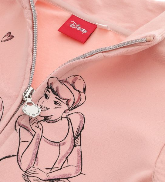 DISNEY PRINCESS SWEATSHIRT WITH GLITTER AND TULLE