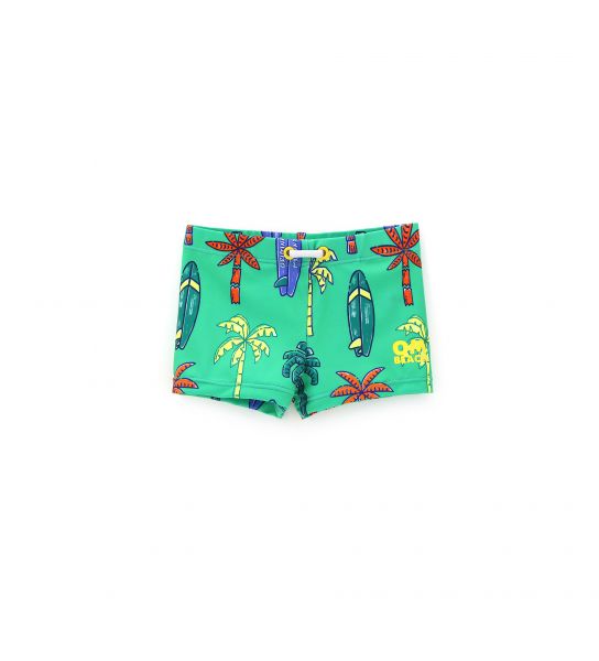 LYCRA SWIM SHORTS AND ALL OVER PRINT