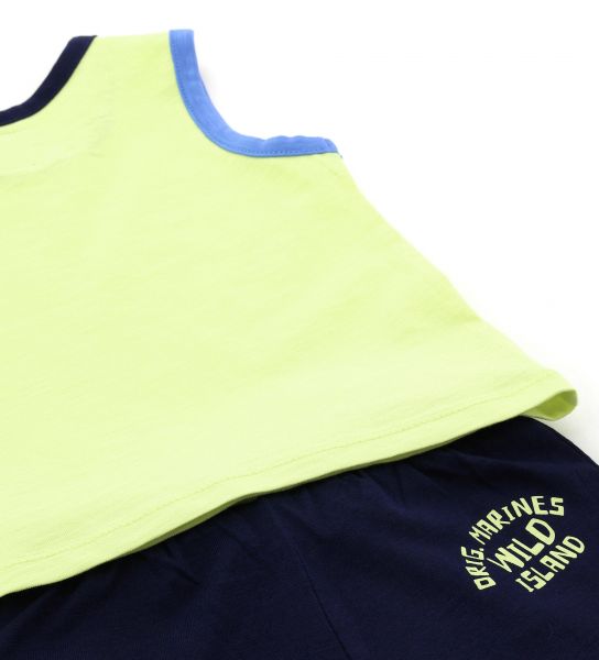 COMPLETE TOP TANK SHORT WITH PATCH POCKETS