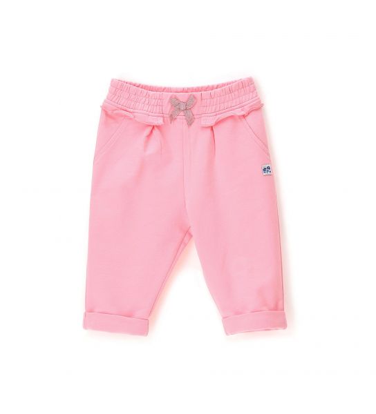 SWEATPANTS WITH LUREX BOW