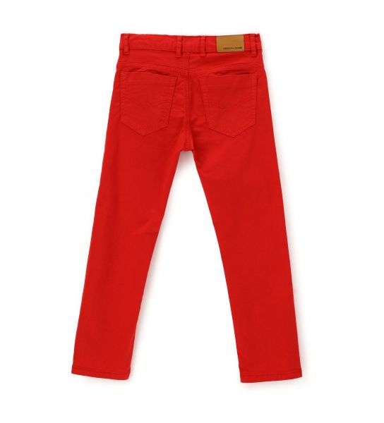 5 POCKETS STRETCH COTTON TROUSERS