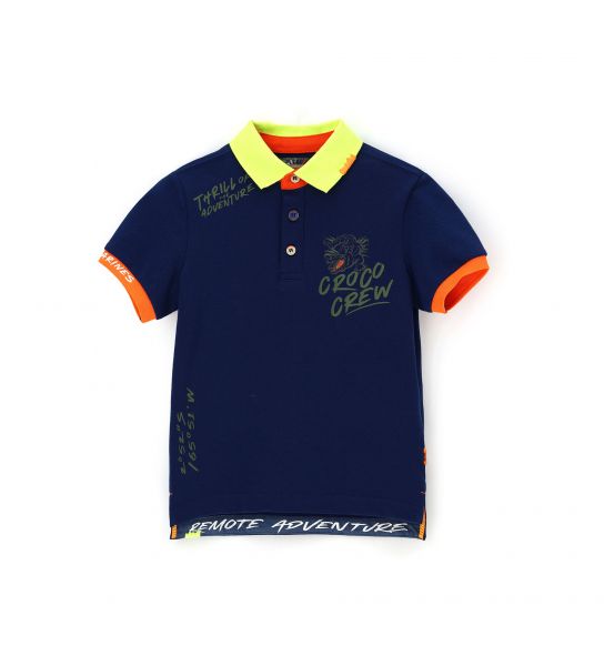 SHORT SLEEVE PIQUET POLO SHIRT WITH RIB FINISHES