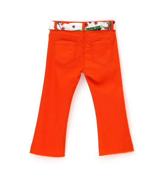 5-POCKET TROUSERS WITH BELT