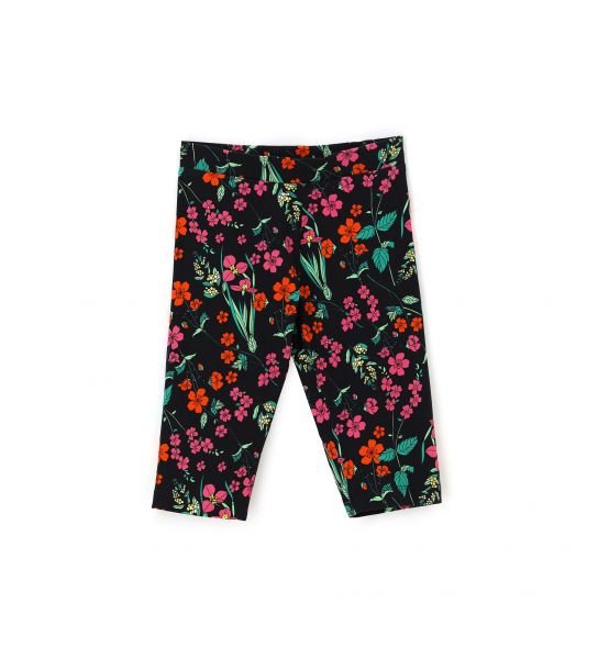 ELASTICIZED LEGGINGS WITH ALL OVER PRINT