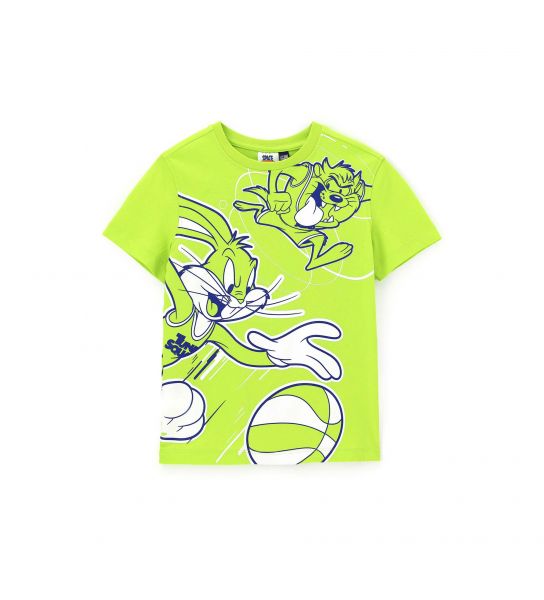 SHORT SLEEVE T-SHIRT WITH LOONEY TUNES PRINTS