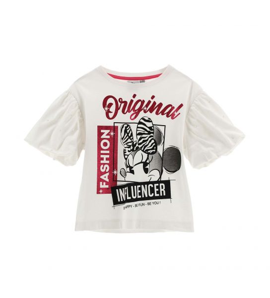 MINNIE T-SHIRT WITH BALLOON SLEEVES