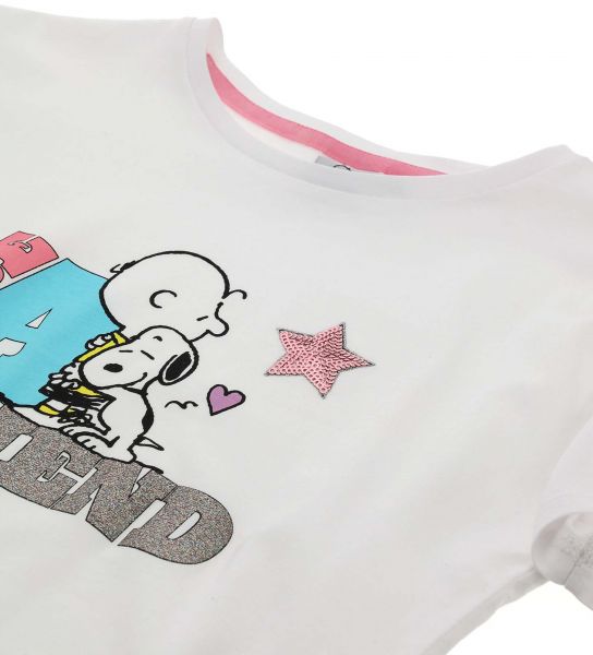 SNOOPY T-SHIRT WITH GLITTER
