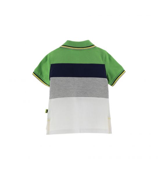 PIQUET POLO SHIRT WITH RIBBED FINISHES