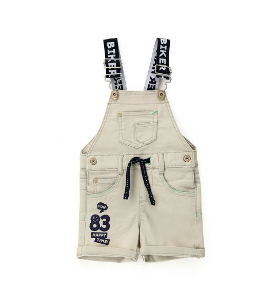 DUNGAREES IN STRETCH COTTON