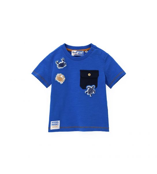 SHORT SLEEVE T-SHIRT WITH PATCH