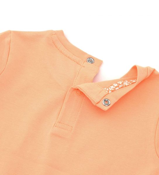 COTTON T-SHIRT WITH GLITTER AND BOWS