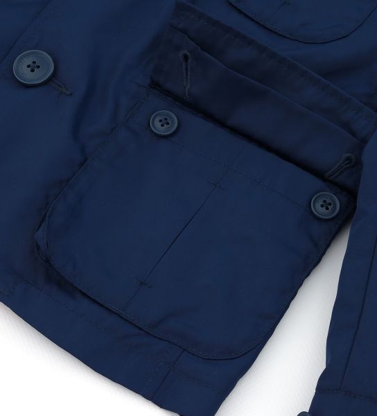 NYLON JACKET WITH 4 BUTTONS OPENING