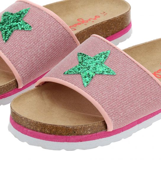 BAND SANDAL WITH GLITTER