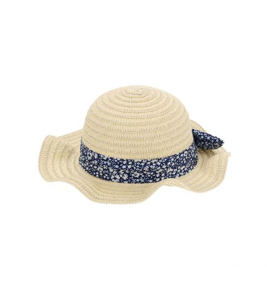 STRAW HAT WITH BAND